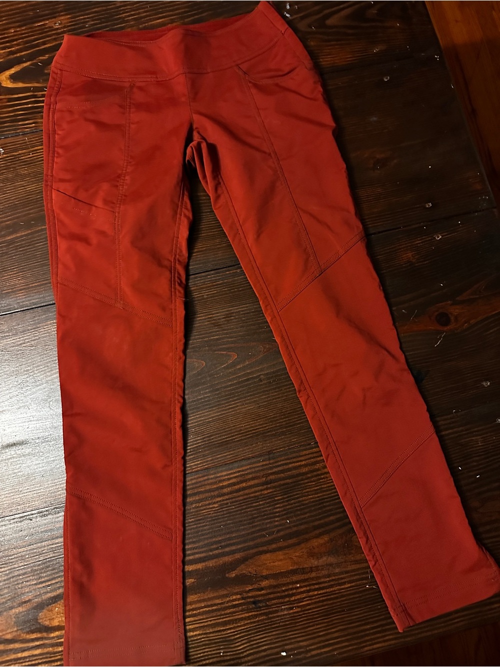 Royal Robbins Women's Rust-Orange Skinny Hiking Pants